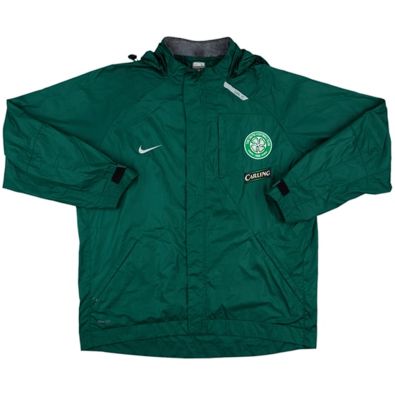 2007-08 Celtic Nike Hooded Rain Jacket - 8/10 - (L)
