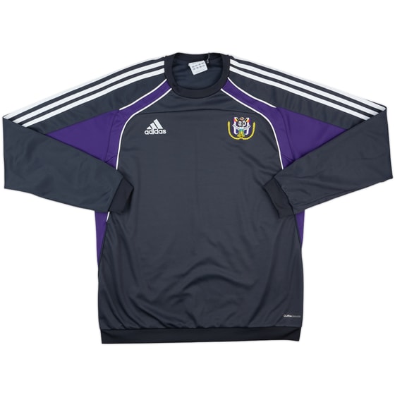 2011-12 Anderlecht adidas Sweat Top - 8/10 - (L/XL)