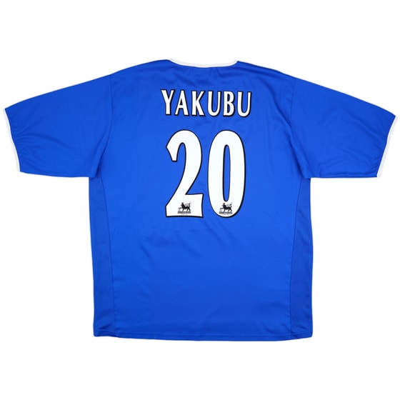 2003-05 Portsmouth Home Shirt Yakubu #20 - 9/10 - (XL)