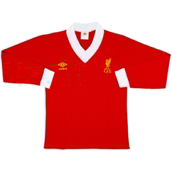 1976-79 Liverpool Home L/S Shirt - 10/10 - (S)