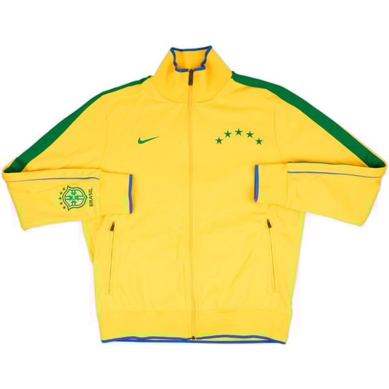 2010-11 Brazil Nike Track Jacket - 8/10 - (L)