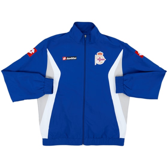 2011-12 Deportivo Lotto Track Jacket - 8/10 - (L)