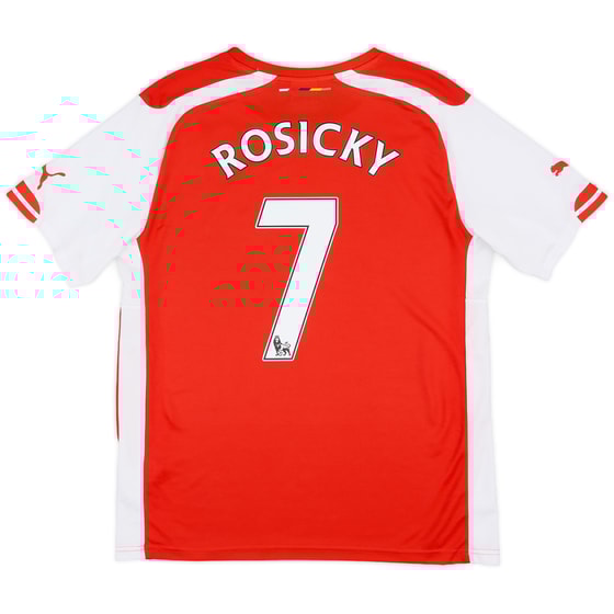 2014-15 Arsenal Home Shirt Rosicky #7