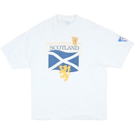 1998 Scotland Umbro Graphic Tee - 8/10 - (L)
