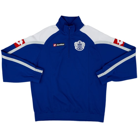 2008-09 QPR Lotto 1/4 Zip Drill Top - 8/10 - (XL)