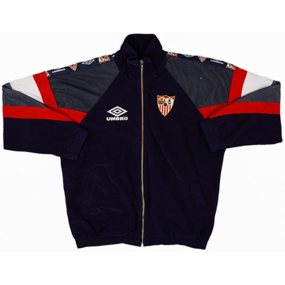 1995-96 Sevilla Umbro Track Jacket - 8/10 - (XS)