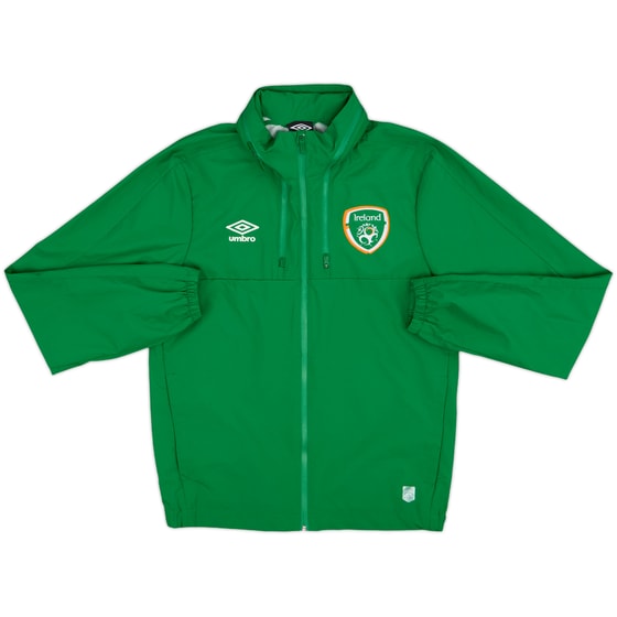 2016-17 Ireland Umbro Hooded Rain Jacket - 8/10 - (S)