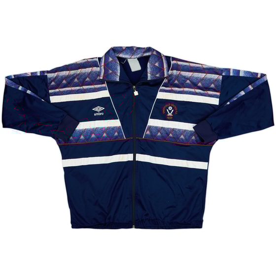 1987-89 Sheffield United Umbro Track Top - 8/10 - (XL)