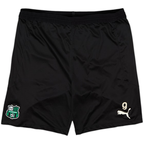 2018-19 Sassuolo Player Issue Training Shorts #9 - 7/10 - (L)