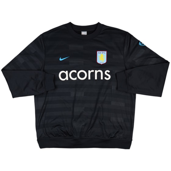 2009-10 Aston Villa Nike Sweat Top - 9/10 - (XL)