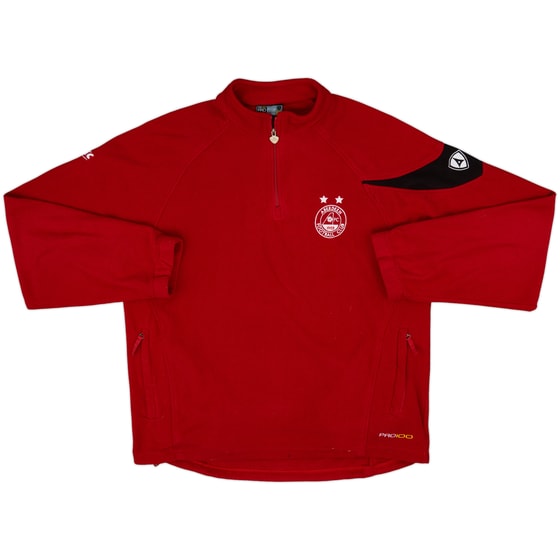 2008-09 Aberdeen Avec 1/4 Zip Fleece Training Top - 9/10 - (L)