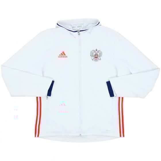 2015-16 Russia adidas Hooded Track Jacket - 7/10 - (L)