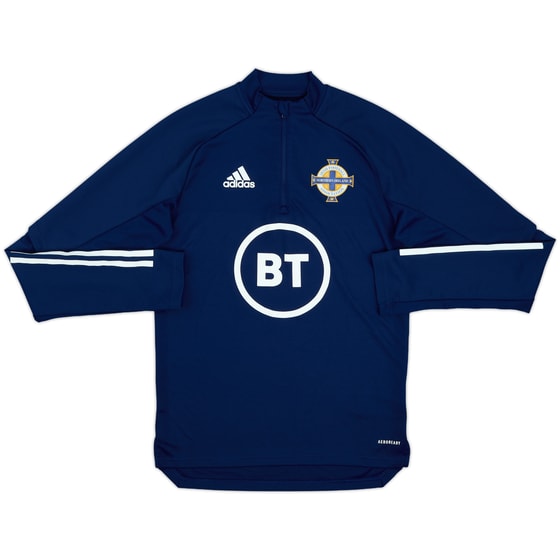 2019-20 Northern Ireland adidas 1/4 Zip Drill Top - 10/10 - (XS)