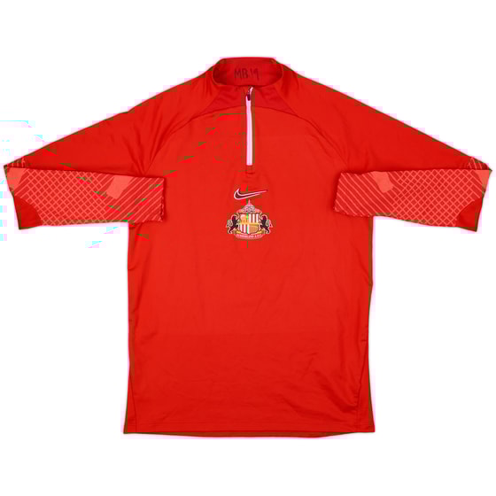 2022-23 Sunderland Nike 1/4 Zip Drill Top - 8/10 - (M)