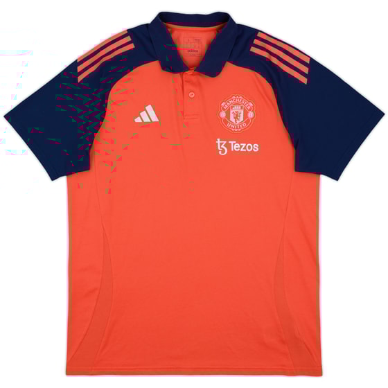 2024-25 Manchester United Polo Shirt - 8/10 - (L)