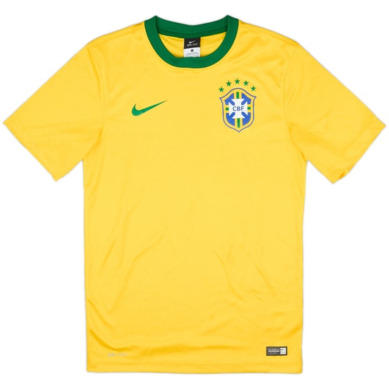 2014-15 Brazil Basic Home Shirt - 8/10 - (S)