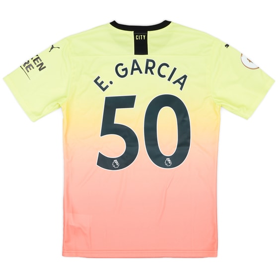 2019-20 Manchester City Match Issue Third Shirt E. Garcia #50