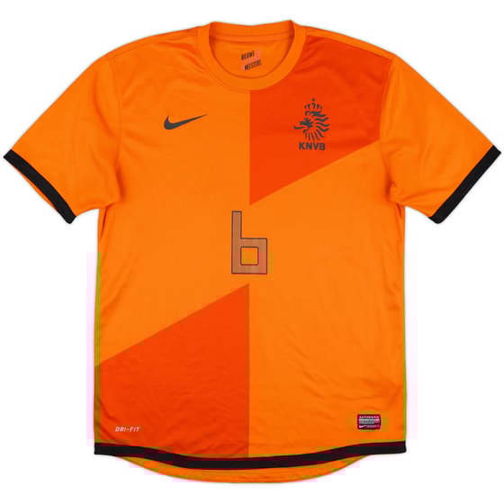 2012-13 Netherlands Home Shirt #6 (van Bommel) - 8/10 - (M)