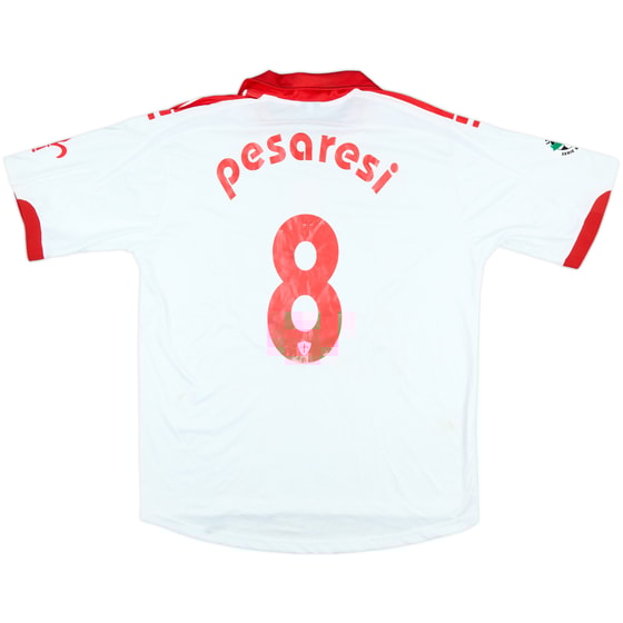 2007-08 Triestina Match Issue Away Shirt Pesaresi #8