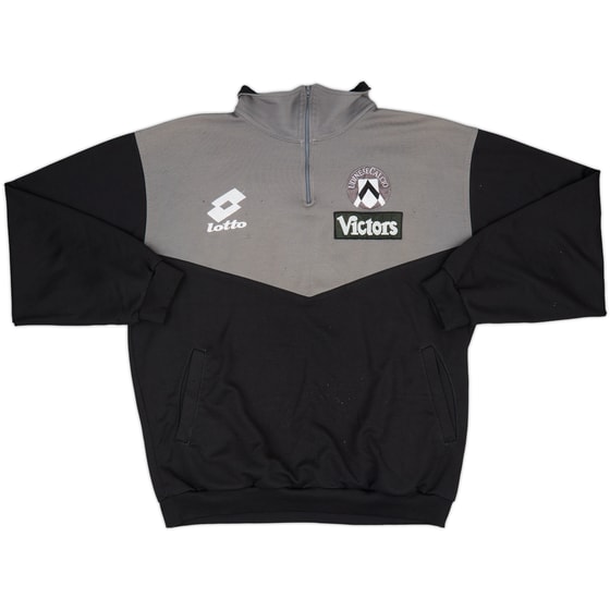 1993-94 Udinese Lotto 1/4 Zip Drill Top - 5/10 - (L)