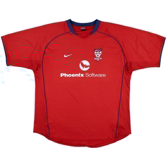 2003-04 York City Match Issue Home Shirt #17
