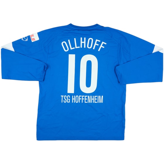 2004-05 TSG Hoffenheim Player Issue Home L/S Shirt Ollhoff #10 - 6/10 - (L)
