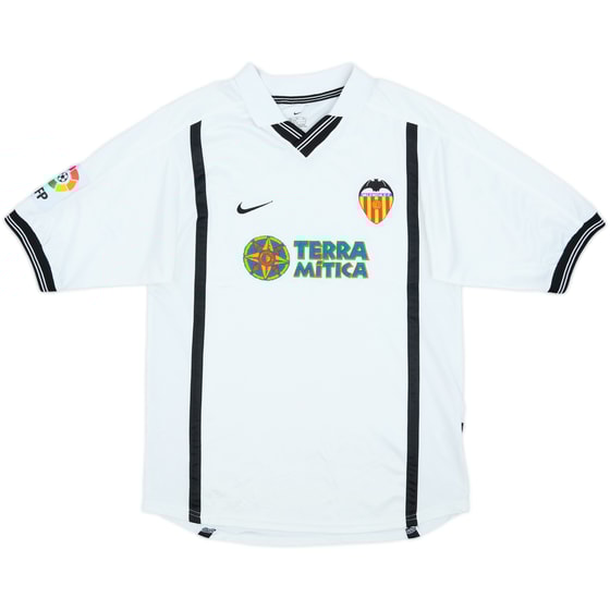 2000-01 Valencia Home Shirt - 8/10 - (XL.Boys)