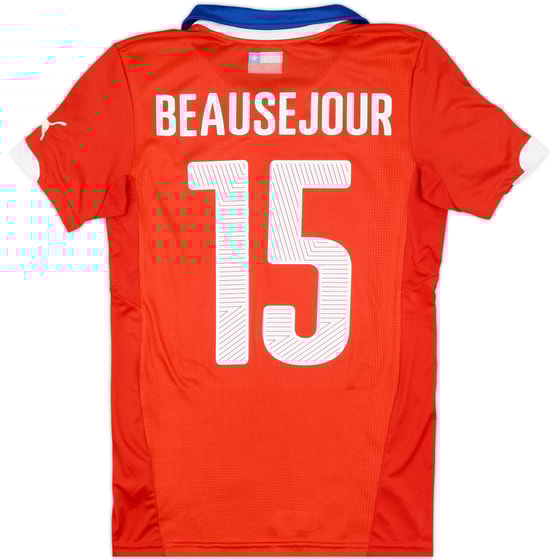2014-15 Chile Home Shirt Beausejour #15 - 7/10 - (S)