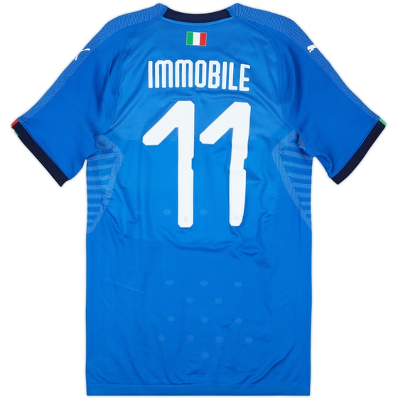 2018-19 Italy Authentic Home Shirt Immobile #11 - 7/10 - (XL)