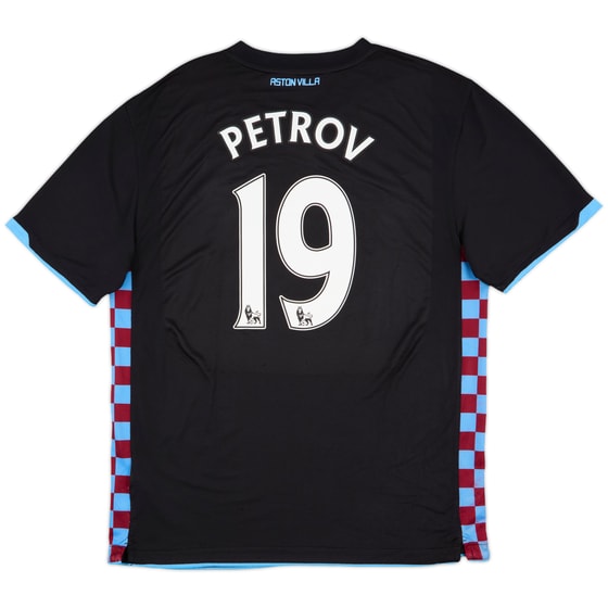 2010-11 Aston Villa Away Shirt Petrov #19 - 9/10 - (XL)