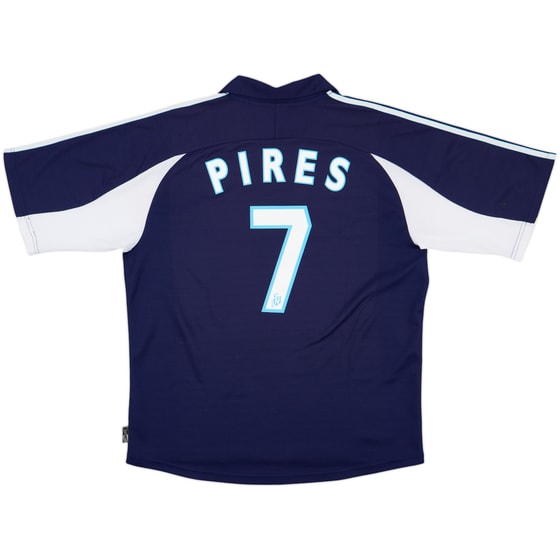 1999-00 Olympique Marseille Away Shirt Pires #7 - 8/10 - (L)