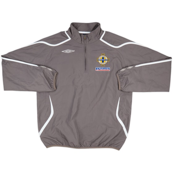 2007-09 Northern Ireland Umbro 1/4 Zip Sweat Top - 6/10 - (L)