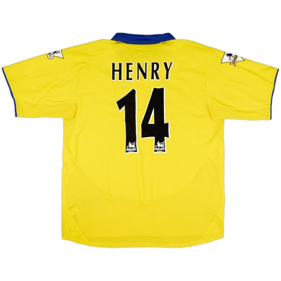 2003-05 Arsenal Away Shirt Henry #14 - 8/10 - (XL)