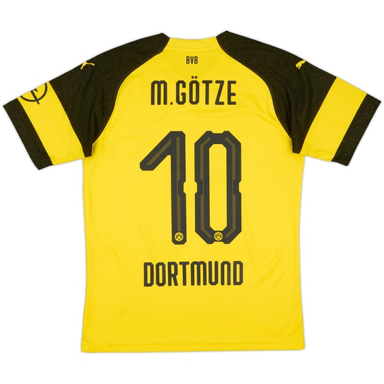 2018-19 Borussia Dortmund Home Shirt M.Gotze #10 - 7/10 - (M)