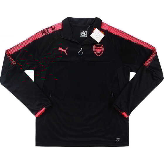 2017-18 Arsenal Puma European 1/2 Zip Training Top (S)