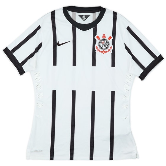 2014-15 Corinthians Player Issue Home Shirt - 9/10 - (L)