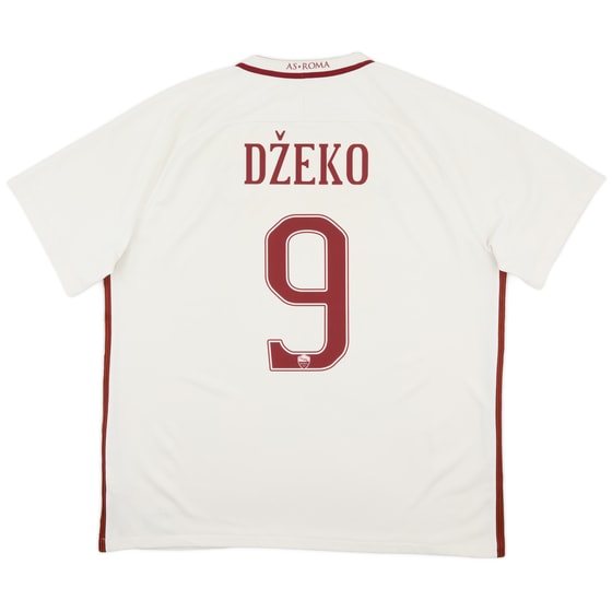 2016-17 Roma Away Shirt Dzeko #9 - 7/10 - (XXL)