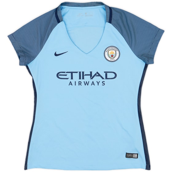 2016-17 Manchester City Home Shirt - 8/10 - (Women's M)