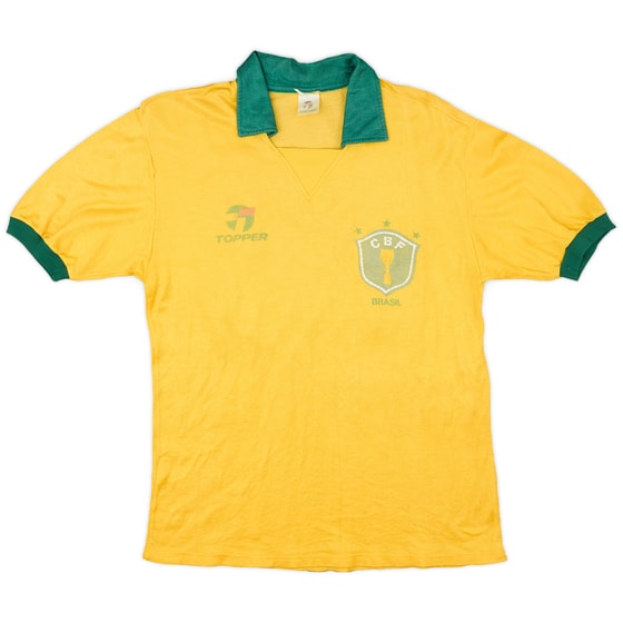 1990 Brazil Home Shirt #23 - 5/10 - (M)