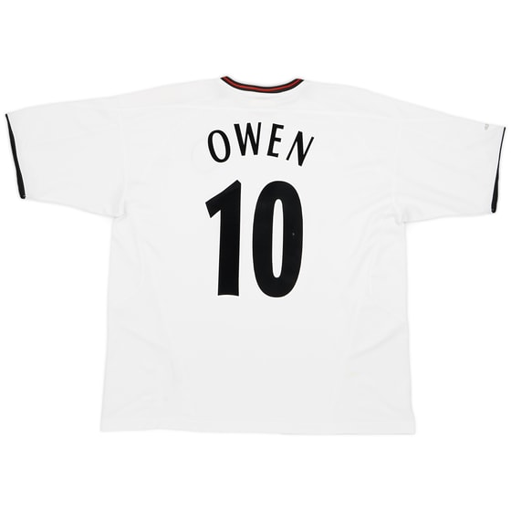 2003-04 Liverpool Away Shirt Owen #10 - 8/10 - (XL)