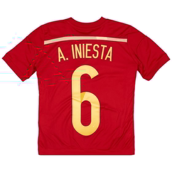 Andres iniesta spain jersey deals