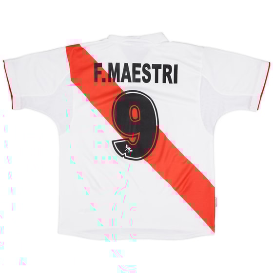 2004-06 Peru Home Shirt F. Maestri #9 - 8/10 - (S)