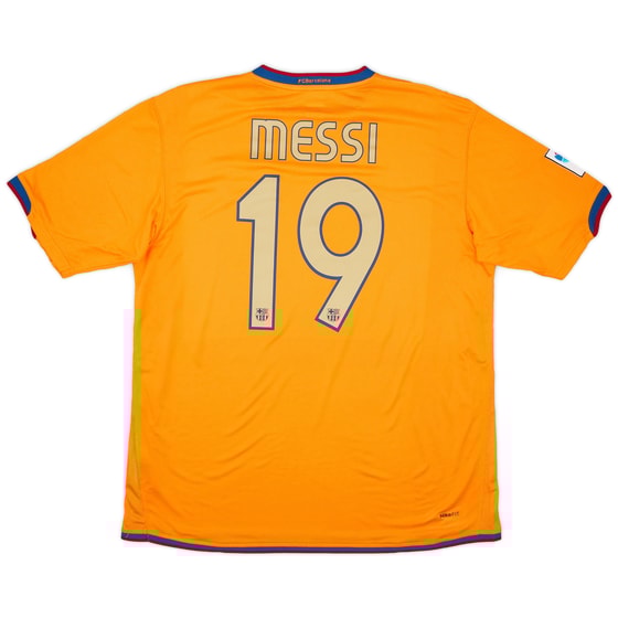 2006-08 Barcelona Away Shirt Messi #19