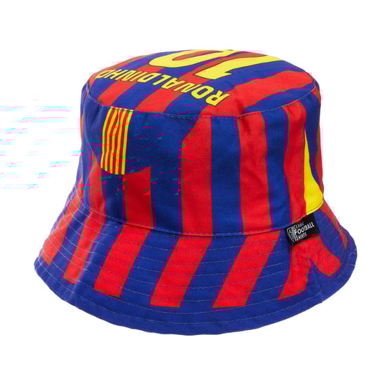 2005-06 Barcelona Home Ronaldinho #10 Bucket Hat (Plus Size)