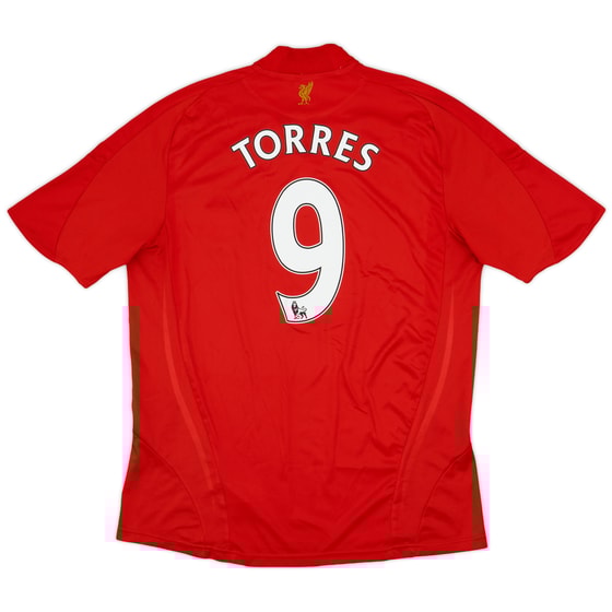 2008-10 Liverpool Home Shirt Torres #9 - 6/10 - (L)