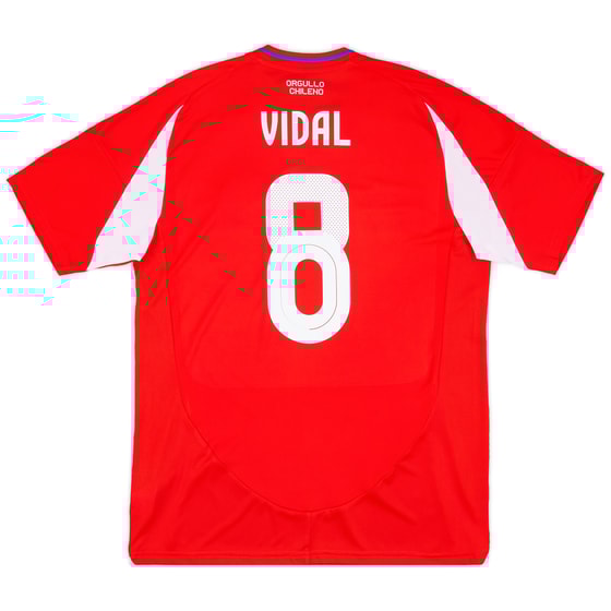 2024-25 Chile Home Shirt Vidal #8