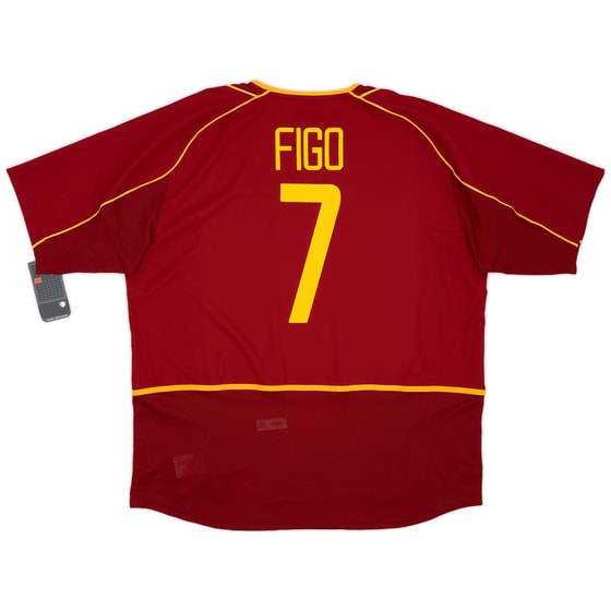 2002-04 Portugal Home Shirt Figo #7 (XXL)