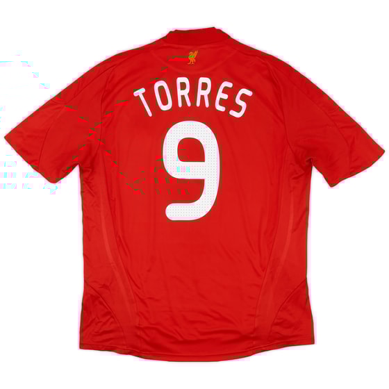 2008-10 Liverpool Home Shirt Torres #9 - 5/10 - (XL)