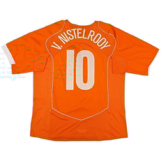 2004-06 Netherlands Home Shirt V. Nistelrooy #10 - 6/10 - (XL)
