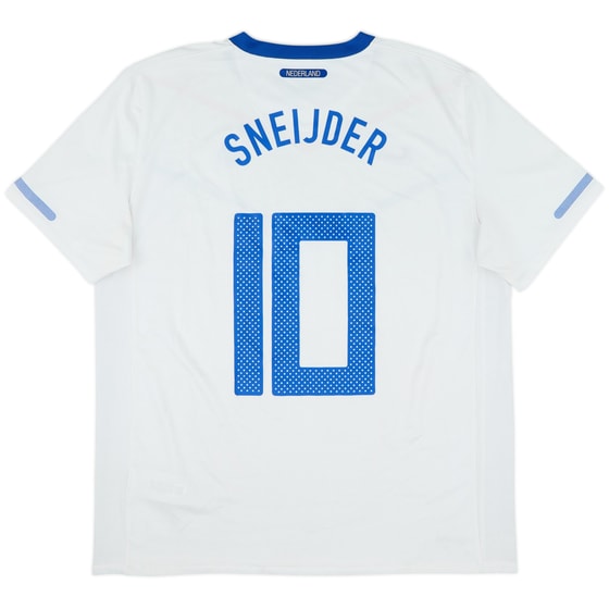 2010-11 Netherlands Away Shirt Sneijder #10 - 6/10 - (XL)